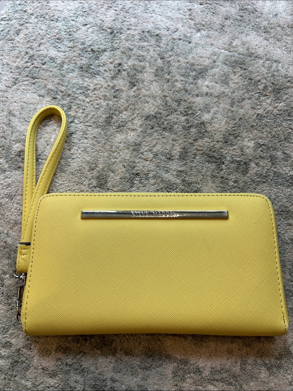 Steve Madden Yellow Wristlet Wallet